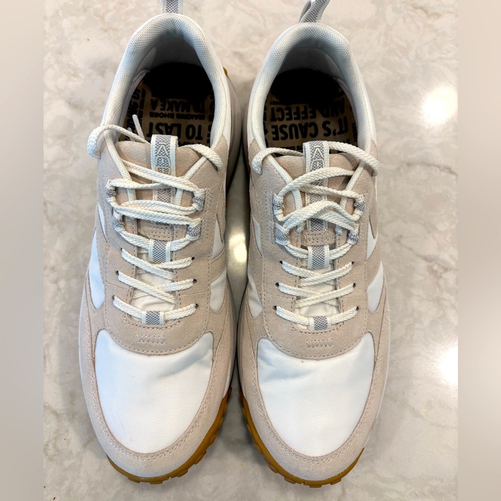 Women’s Keen KS 86 White and Tan Sneakers
